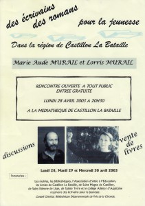 affiche marie aude murail