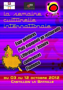 affiche semaine espagnole