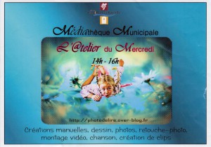 flyer atelier du mercredi