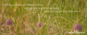 solitude et amour